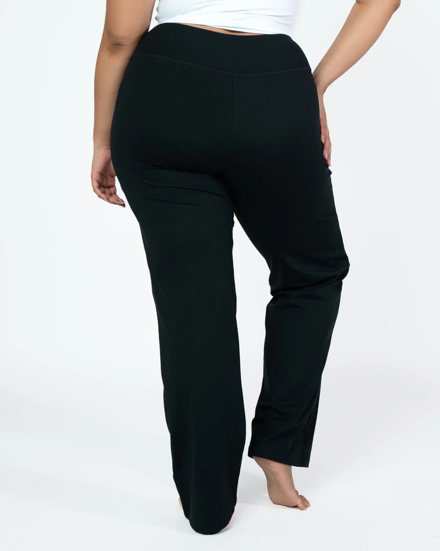 Studio Skin Straight Leg Pant (Multi-Lengths) - Black