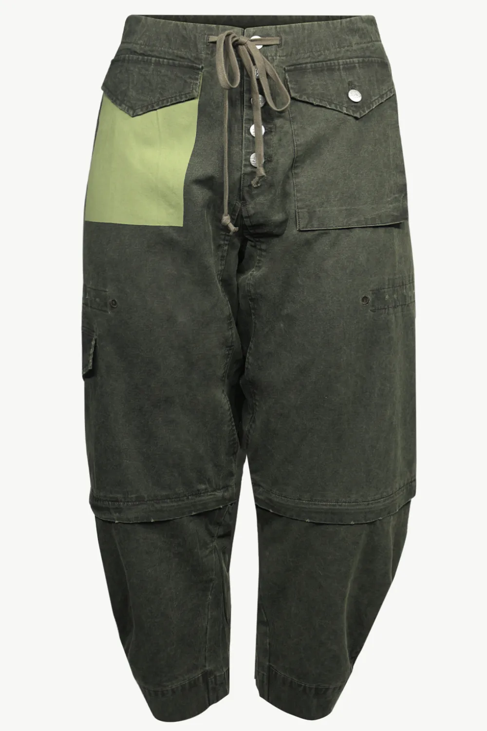 Trucker Jean in Olive