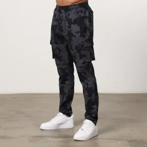 Vanquish Utility Black Camo Tapered Cargo Pants